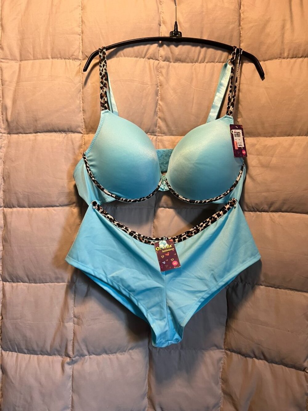 ORNELLA Underwire Padded-  Plus Size Bra and matching Panties